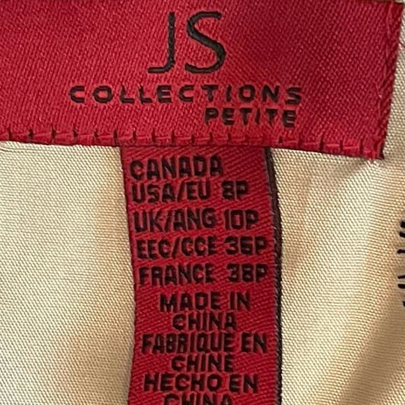 JS Collections Sheer Black Lace Date Night Party Event Dress NWOT Size 8P - Picture 9 of 13